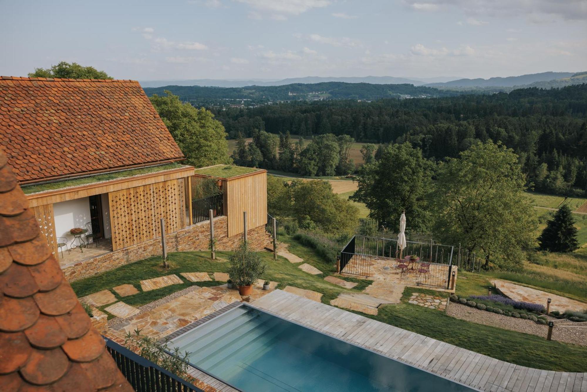 Am Wildbachberg - Luxus Ferienhaeuser Mit Infinitypool, Privatsauna Und Weinkeller Deutschlandsberg Εξωτερικό φωτογραφία